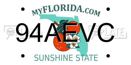 94AEVC Florida License Plate