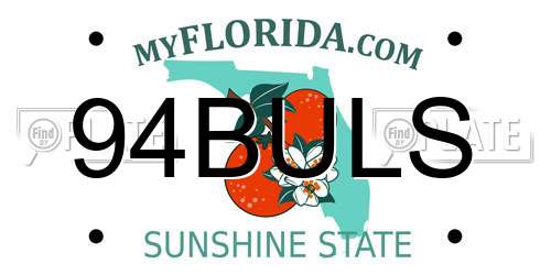 94BULS Florida License Plate