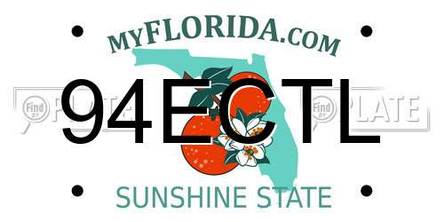 94ECTL Florida License Plate