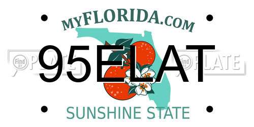 95ELAT Florida License Plate