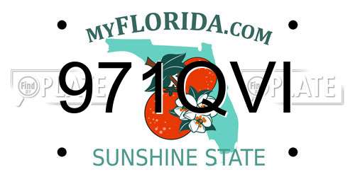 971QVI Florida License Plate