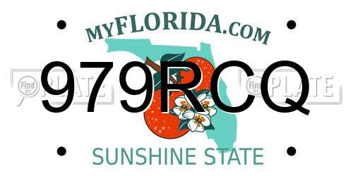 979RCQ Florida License Plate