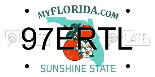 97ERTL Florida License Plate