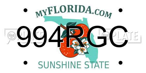 994RGC Florida License Plate
