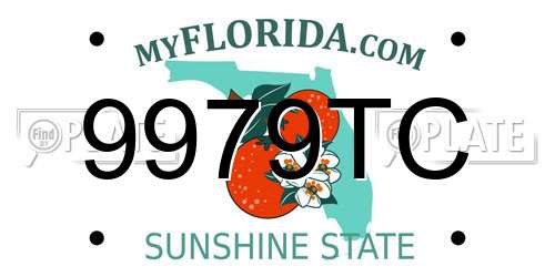 9979TC Florida License Plate