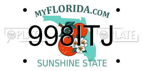 998ITJ Florida License Plate