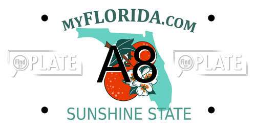 A8 Florida License Plate
