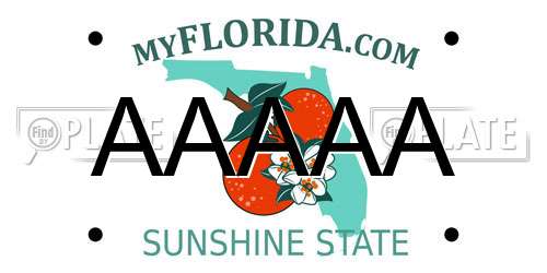 AAAAA Florida License Plate