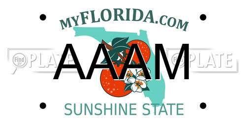 AAAM Florida License Plate