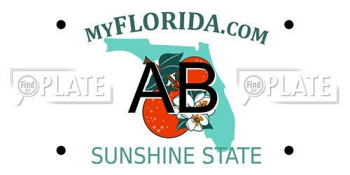 AB Florida License Plate