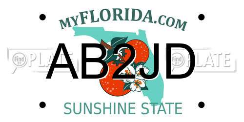 AB2JD Florida License Plate