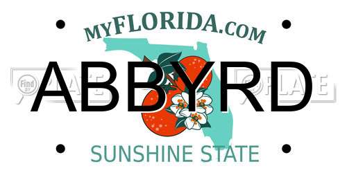 ABBYRD Florida License Plate