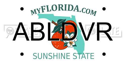 ABLDVR Florida License Plate