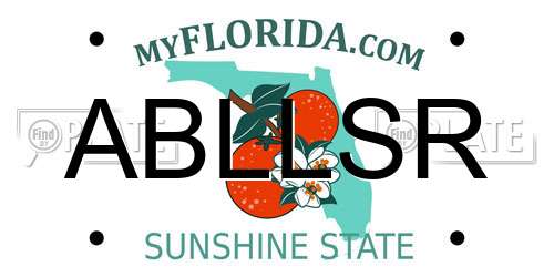 ABLLSR Florida License Plate