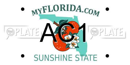 AC1 Florida License Plate