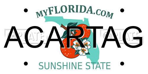 ACARTAG Florida License Plate