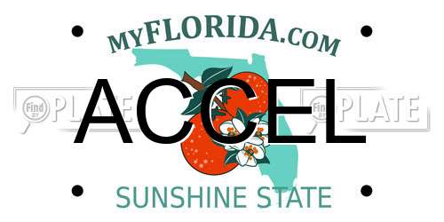 ACCEL Florida License Plate