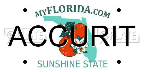 ACCURIT Florida License Plate
