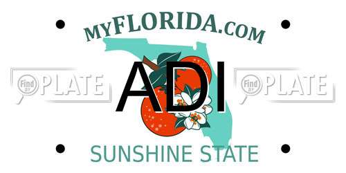 ADI Florida License Plate