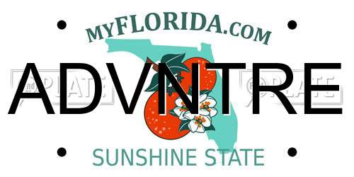 ADVNTRE Florida License Plate