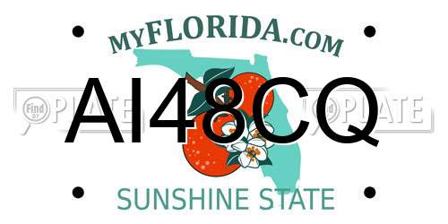 AI48CQ Florida License Plate