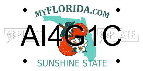 AI4G1C Florida License Plate