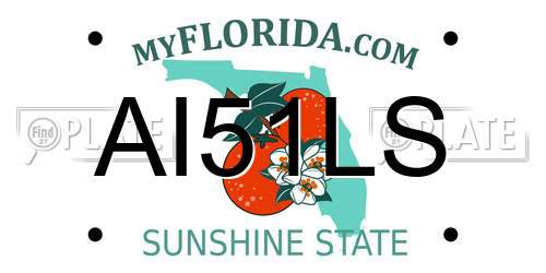 AI51LS Florida License Plate