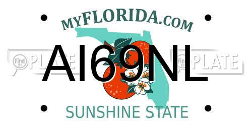 AI69NL Florida License Plate