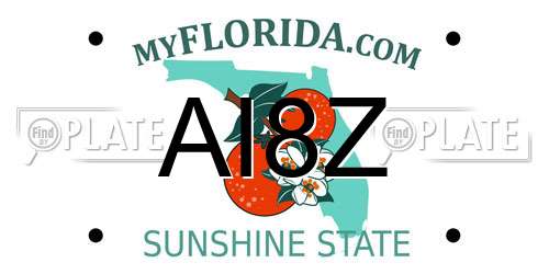 AI8Z Florida License Plate
