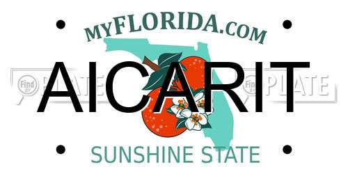 AICARIT Florida License Plate