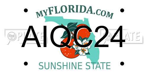 AIQC24 Florida License Plate