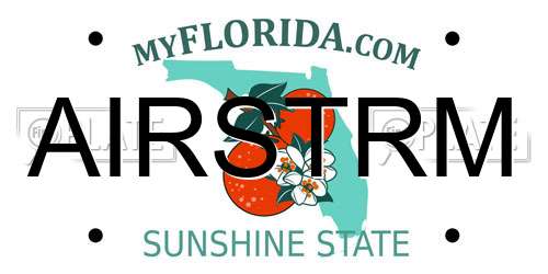 AIRSTRM Florida License Plate