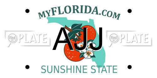 AJJ Florida License Plate