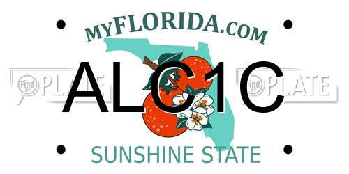 ALC1C Florida License Plate