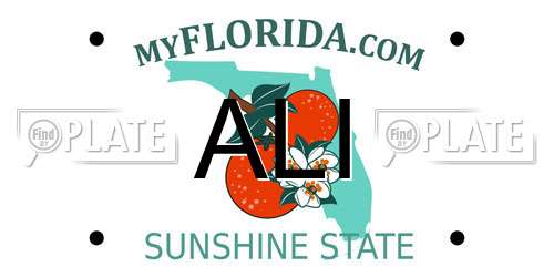 ALI Florida License Plate