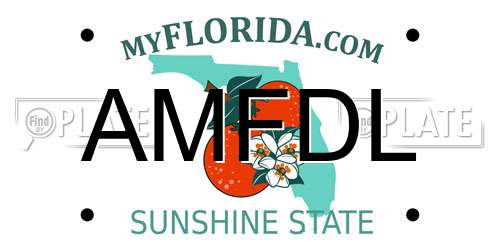 AMFDL Florida License Plate