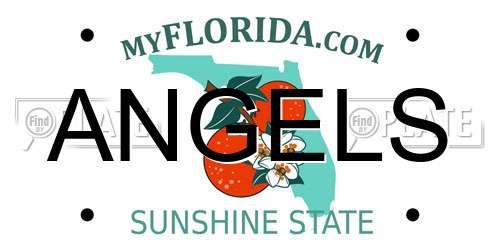 ANGELS Florida License Plate
