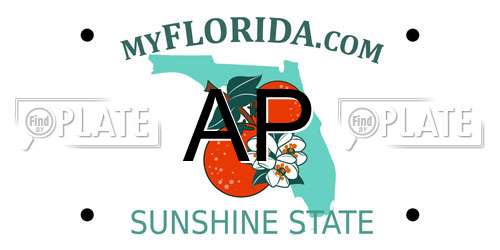 AP Florida License Plate