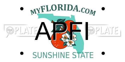 APFI Florida License Plate