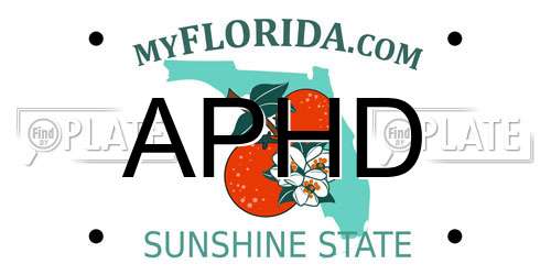 APHD Florida License Plate