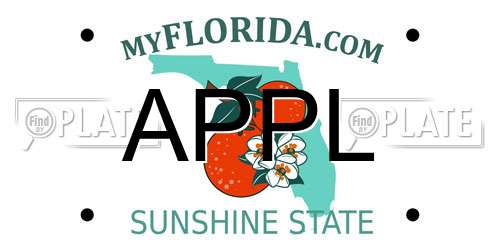 APPL Florida License Plate
