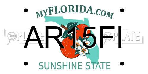 AR15FI Florida License Plate