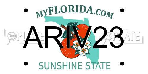 ARIV23 Florida License Plate