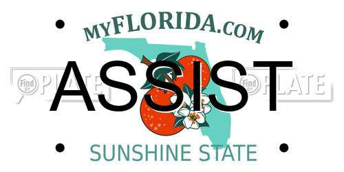 ASSIST Florida License Plate