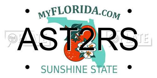 AST2RS Florida License Plate