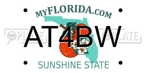 AT4BW Florida License Plate