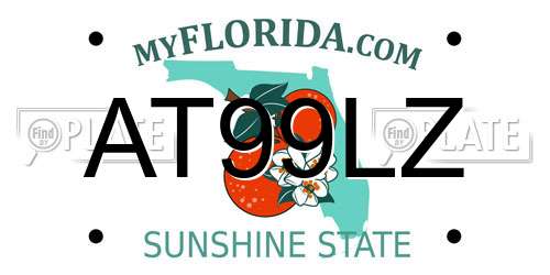AT99LZ Florida License Plate