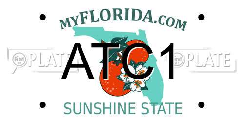 ATC1 Florida License Plate