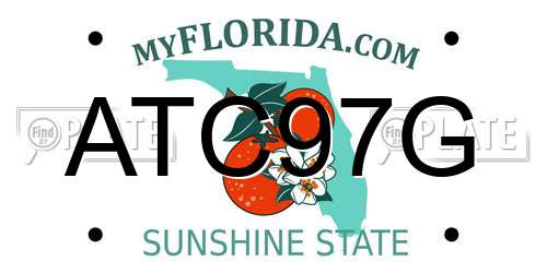 ATC97G Florida License Plate