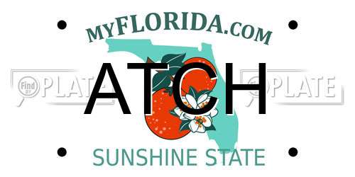 ATCH Florida License Plate